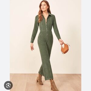 Reformation Carolina Corduroy Jumpsuit